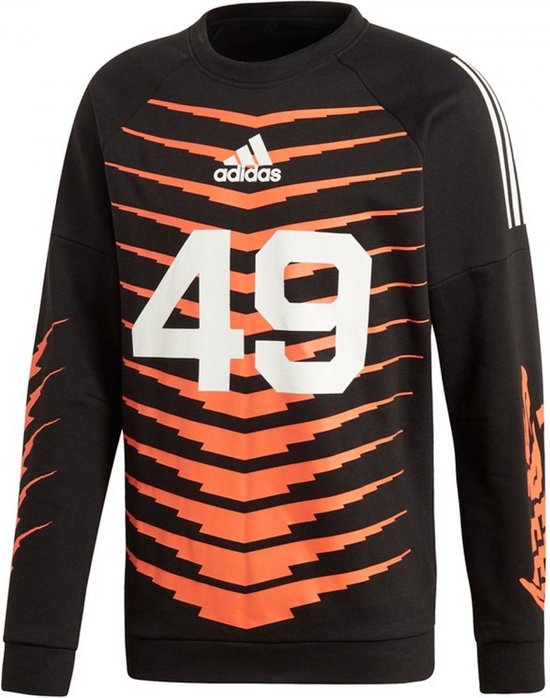 adidas Performance M Id Fl Grfx Cr Sweatshirt Man Zwarte Xl