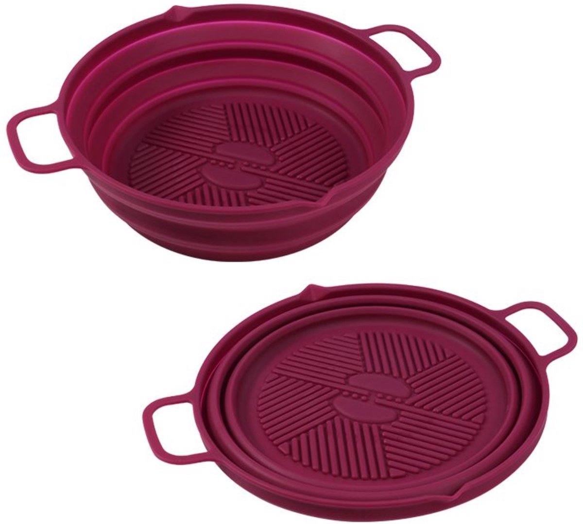 GT Siliconen bakje voor airfryer XL – XXL – Airfryer bakpapier 19CM – Heteluchtfriteuse bakvorm / airfryer accesoires mandje oven