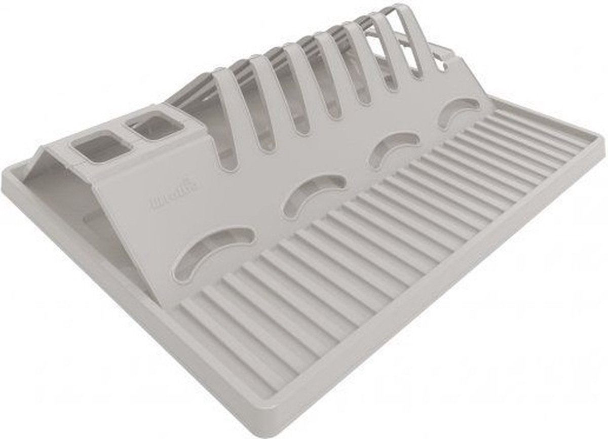 Goedkoopste Rotho - Opvouwbaar Afdruiprek voor de afwas - Space wonder - Cool grey - Grijs