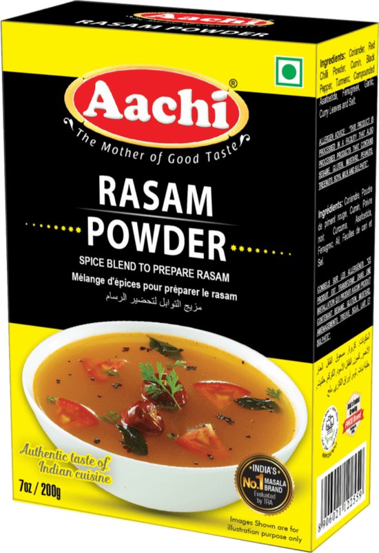 Aachi - Rasam Kruidenmix - Rasam Powder - 3x 200 g