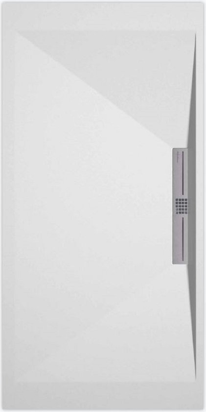 Axel Natural douchebak rechthoekig 120x90x2.6 cm mat zwart MQ-12090-30