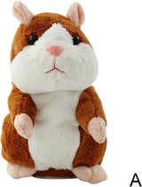 Hamster Parlante Talking Hamster Animal Toy Knuffel Pluche Record Interactive Hamster Talking Toys for Kids Gevuld Zacht