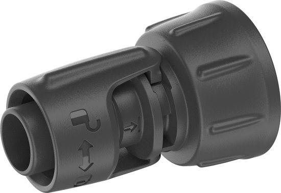 Kraanverbindingsstuk Gardena 13 mm (1/2″) – 3/4″ adapter voor Micro-Drip-System, waterbesparend, duurzaam