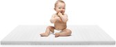 Ledikant matras 60x120 - Baby Matras 60x120 cm van koudschuim - Ademend en hygiënisch - Wasbare hoes - Baby matras medium stevig ligcomfort - Hoogte 5 cm