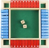 Shut The Box - Rood & Blauw - 4 Spelers - Dobbelspel - Drankspel