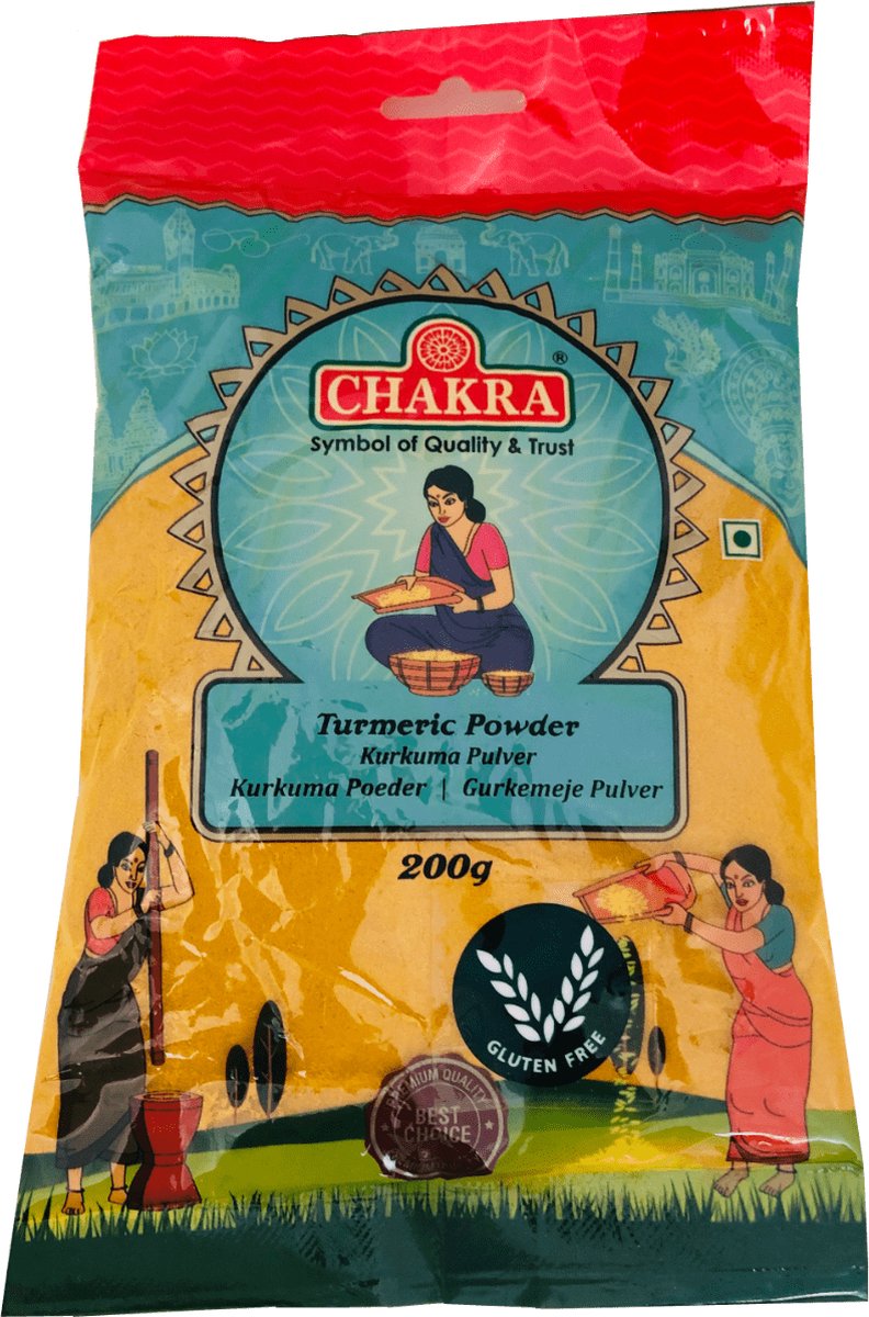 Goedkoopste Chakra - Kurkumapoeder - Turmeric Powder - Glutenvrij - 3 x 200 g
