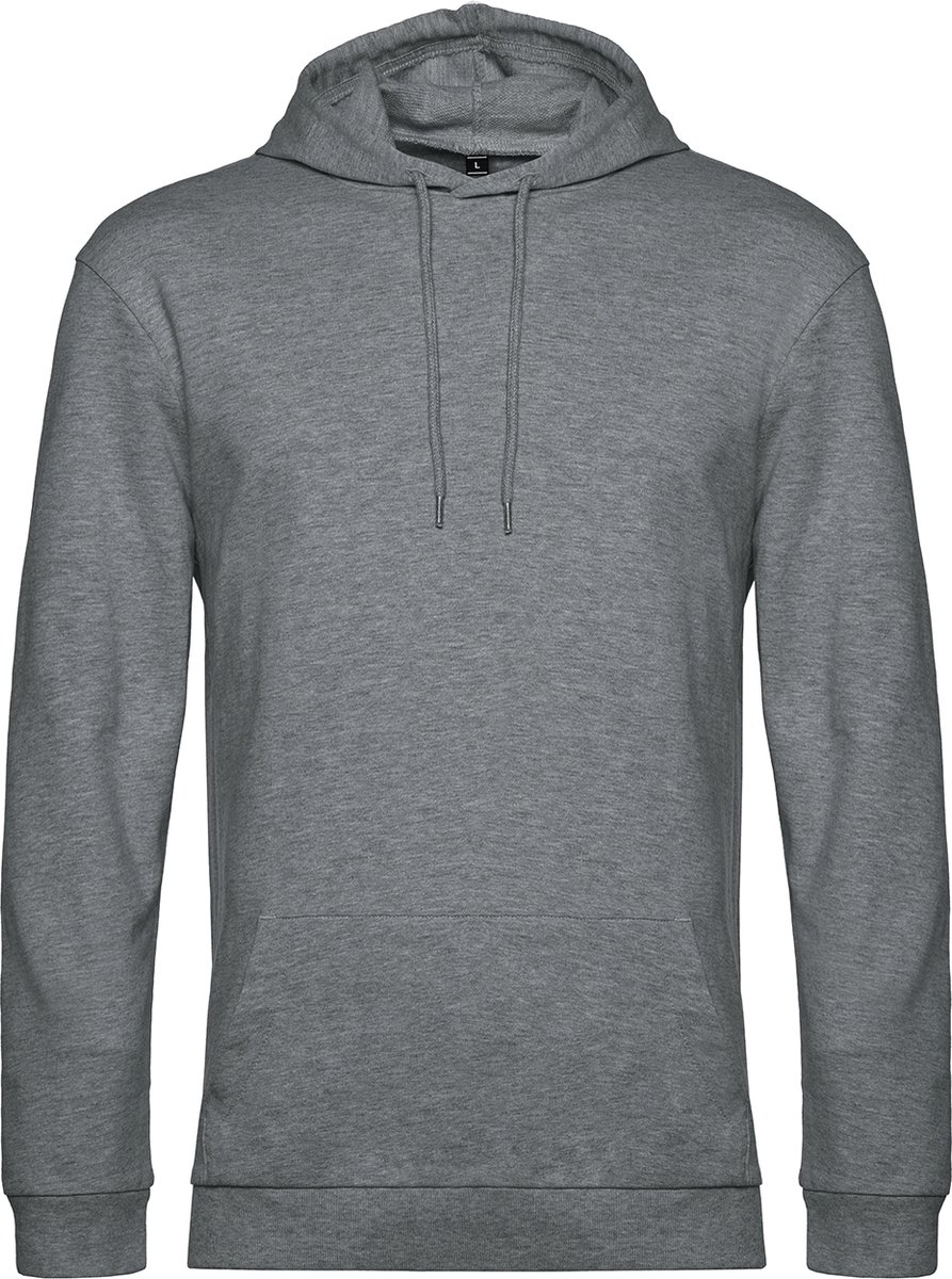 B&C Hoodie French Terry B&C Collectie maat M Heather Mid Grijs