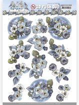 Amy Design - 3D Push Out - Awesome Winter - Winter Flowers