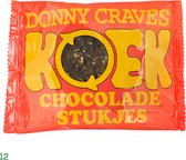 Donny Craves Vegan koek chocoladestukjes 70 gr x 12