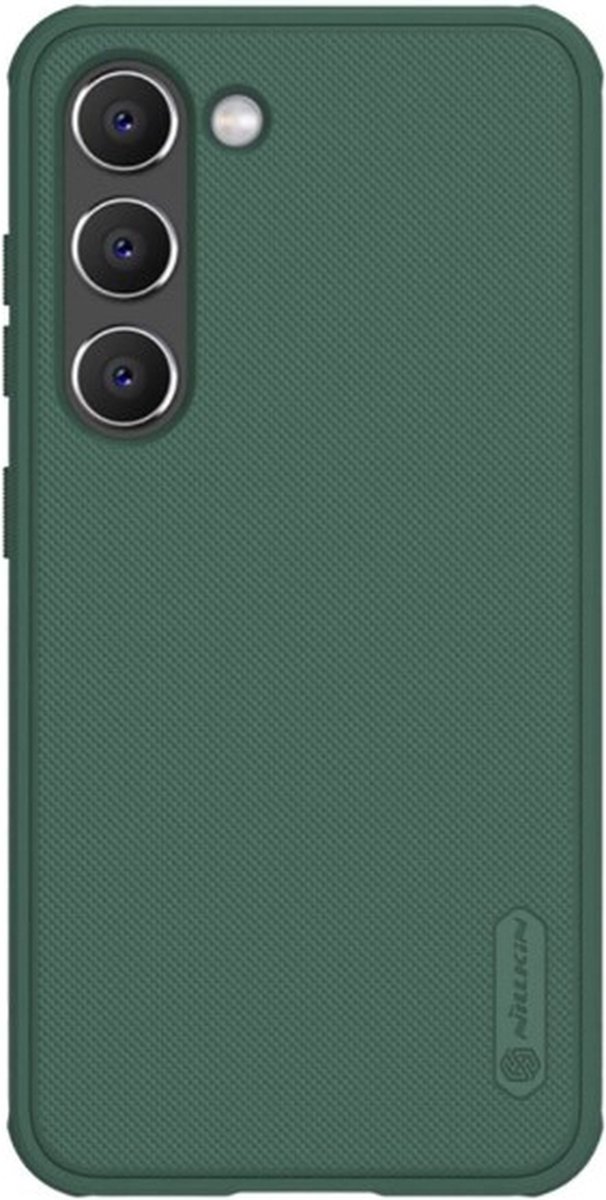 Geschikt voor Nillkin Samsung Galaxy S23 Super Frosted Shield Hoesje Groen