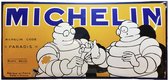 Plaque émaillée lourde Michelin