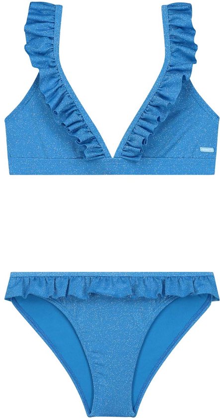 Shiwi Bella Bikini Set Sicily Glitter Zwemkleding Meisjes - Blauw - Maat 122/128