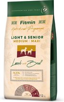 Fitmin Dog Medium Maxi Light & Senior Lam & Rund 12kg