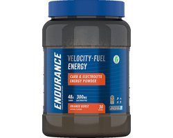 Applied Nutrition Velocity Fuel Endurance Carb & Electrolyte Energy - Orange - Sportdrank met Elektrolyten - Energydrink - 30 doseringen (1.5 kg)