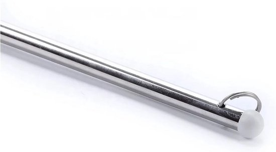 Vlaggenmast RVS voor railing 22-30mm, lengte 36 cm - Aquasuntec