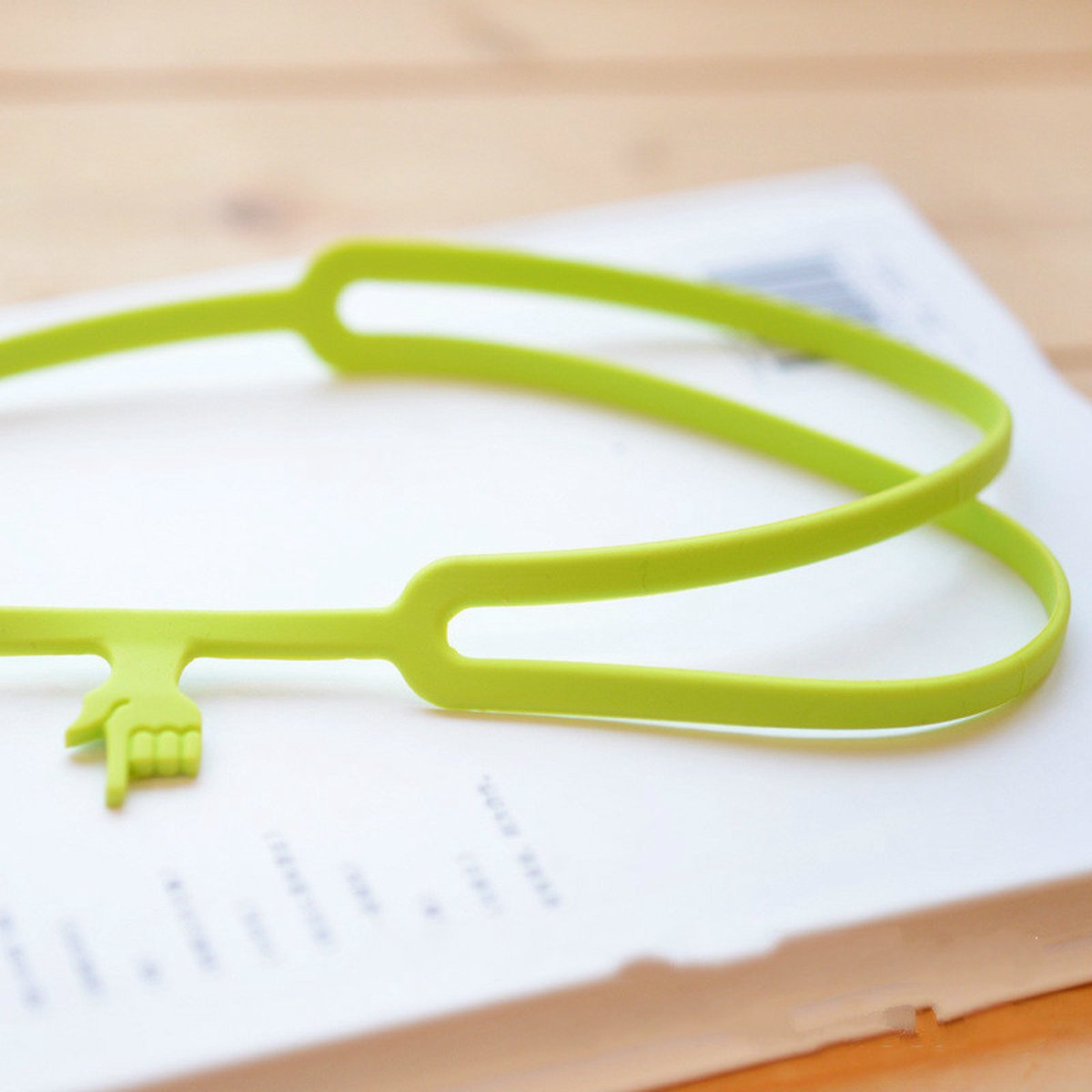 Boekenlegger - Elastiek - Groen - Hand Help Me