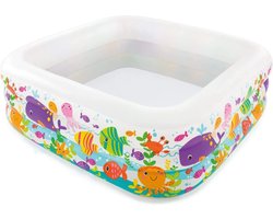 Intex Aquariumzwembad aan het meer - bovengronds zwembad voor kinderen - peuterbad - 159 x 159 x 50 cm - voor 3 jaar en ouder Intex Aquariumzwembad aan het meer - bovengronds zwembad voor kinderen - peuterbad - 159 x 159 x 50 cm - voor 3 jaar en ouder