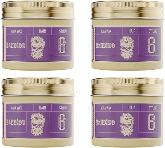 Bandido (4-Pack Aqua Haar Wax Medium 6 125ml)