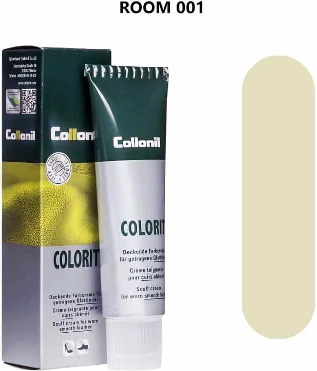 Colorit schoenverf kleur creme. Sterk dekkende kleurpasta voor beschadigde schoenen.
