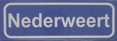 Aimant de réfrigérateur panneau de nom de lieu Nederweert.