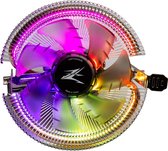 Zalman CNPS7600 RGB, Low profile, Flower Heat Sink CPU Cooler, TDP 95W, 92mm FAN, pwm, Tool-less Design, addressable RGB, Hydraulic Bearing, 800-2000 rpm, 32 dB(A), 25.8 CFM