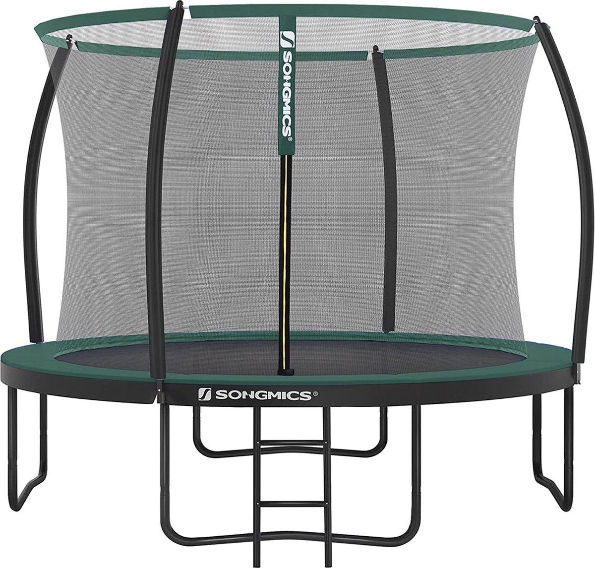 Trampoline Tuintrampoline 1180x1524x1524 mm, Trampoline met veiligheidsnet, 70 kg draagvermogen, Fitnesstrampoline, Kindertrampoline, Peutertrampoline, Blauw, Binnen/Buiten/Tuin/Binnen | NL