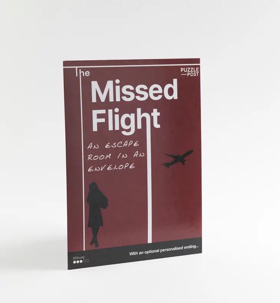 Thumbnail van een extra afbeelding van het spel Puzzle Post - The Missed Flight - Een escape room in een envelop - Escape room voor thuis