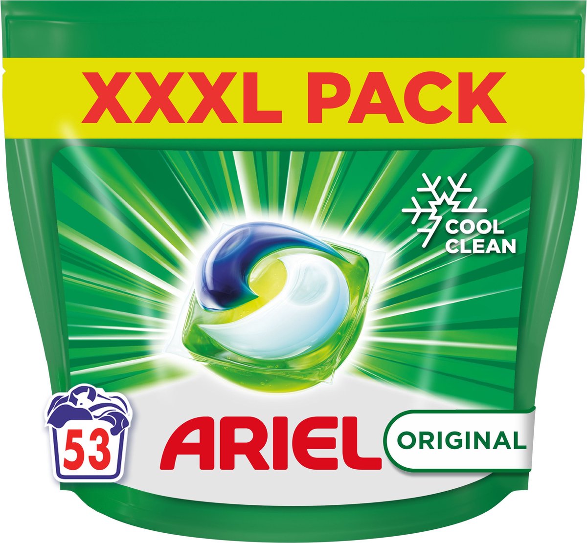 4x ARIEL Lessive Liquide - Active Odor Control - 1,3 litre / 26 lavages