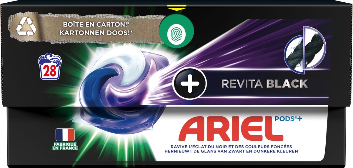 Lessive capsules Ariel Allin1 pods + Lenor unstopabbles x38