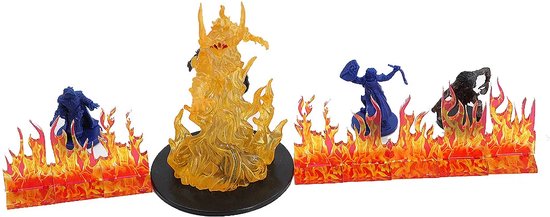Mur de feu miniature (Set de 8) effets de sort terrain de Flame pour D&D, Dungeons  and