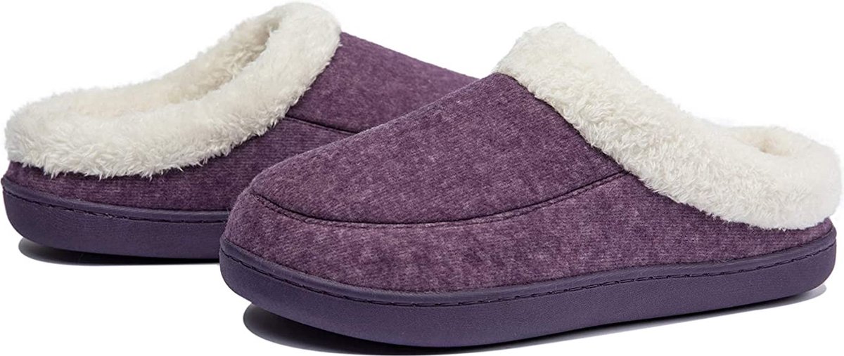 Chaussons chauds hiver, 44 fourrure pieds froids