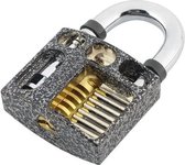 Oefenslot Lockpick - Binnenkant Opengesneden Slot - Lockpicking Set