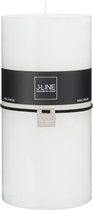 Bol.com J-Line cilinderkaars - wit - XXL - 140U - 6 stuks aanbieding