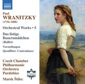 David Matousek, Czech Chamber Philharmonic Orchestra - Wranitzky: Orchestral Works, 5 (CD)