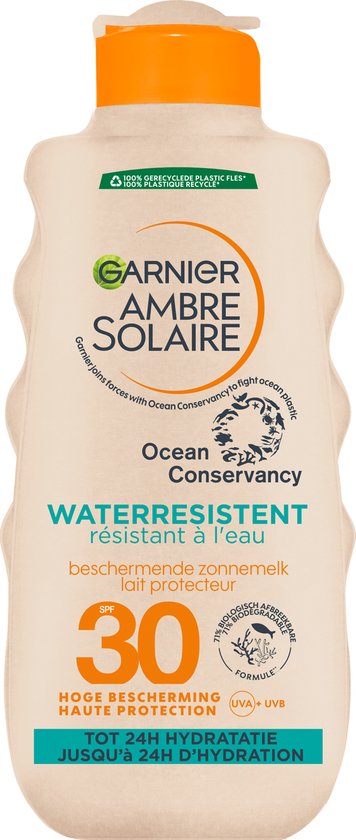 Garnier Ambre Solaire Waterresistente Zonnebrand crème SPF 30 - 200 ml