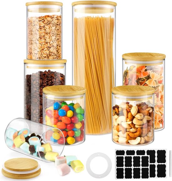 Nuts Voorraadpot met Deksel, 0,5L transparant kopen