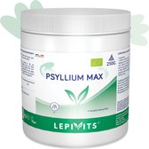 Psyllium Max | couteau de 250 grammes | Le psyllium blond contribue au transit intestinal et au fonctionnement intestinal | Fabriqué en Belgique | LEPIVITES