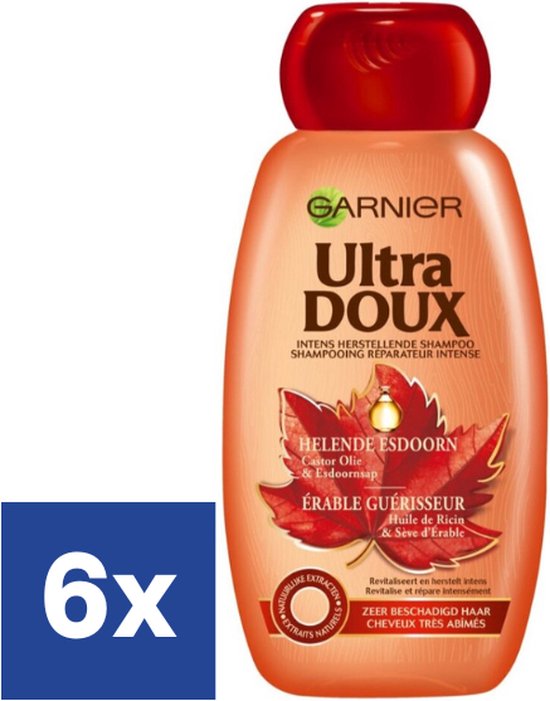 Garnier Ultra Doux Shampooing Réparateur à Esdoorn - 6 x 250 ml | bol.com