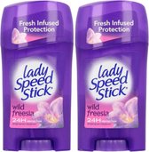 Lady Speed Stick Wild Freesia - Deo - Deodorant Vrouw - Deodorant - Anti Transpirant - Antiperspirant - 48 Uur Bescherming - Deo Stick - Deo Rituals  -  2 x 45 g - Deodorant Vrouw Voordeelverpakking