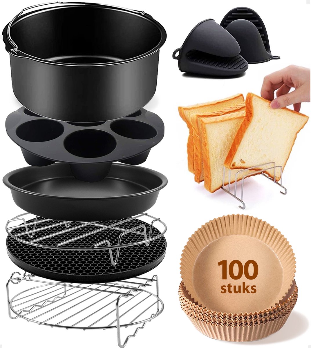 Philips Airfryer 5000 Series XXL, 7,2L (1,4Kg), 16-in-1 Airfryer, Wifi Connected, 90% Minder Vet Met Rapid Air-technologie, HomeID-app (HD9285/90