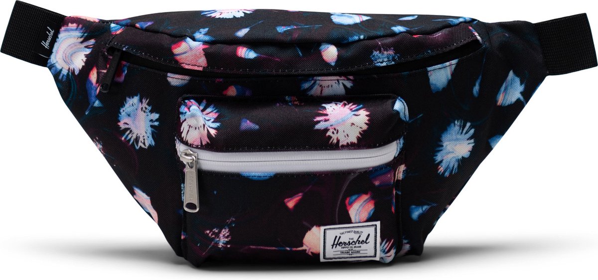 Seventeen - Sunlight Floral / Heuptas - fannypack - buideltas / 1 hoofdcompartiment + 1 voorvak met waterdichte ritssluiting - 3.5 liter opbergruimte / Beperkte Levenslange Garantie / Bloemenprint