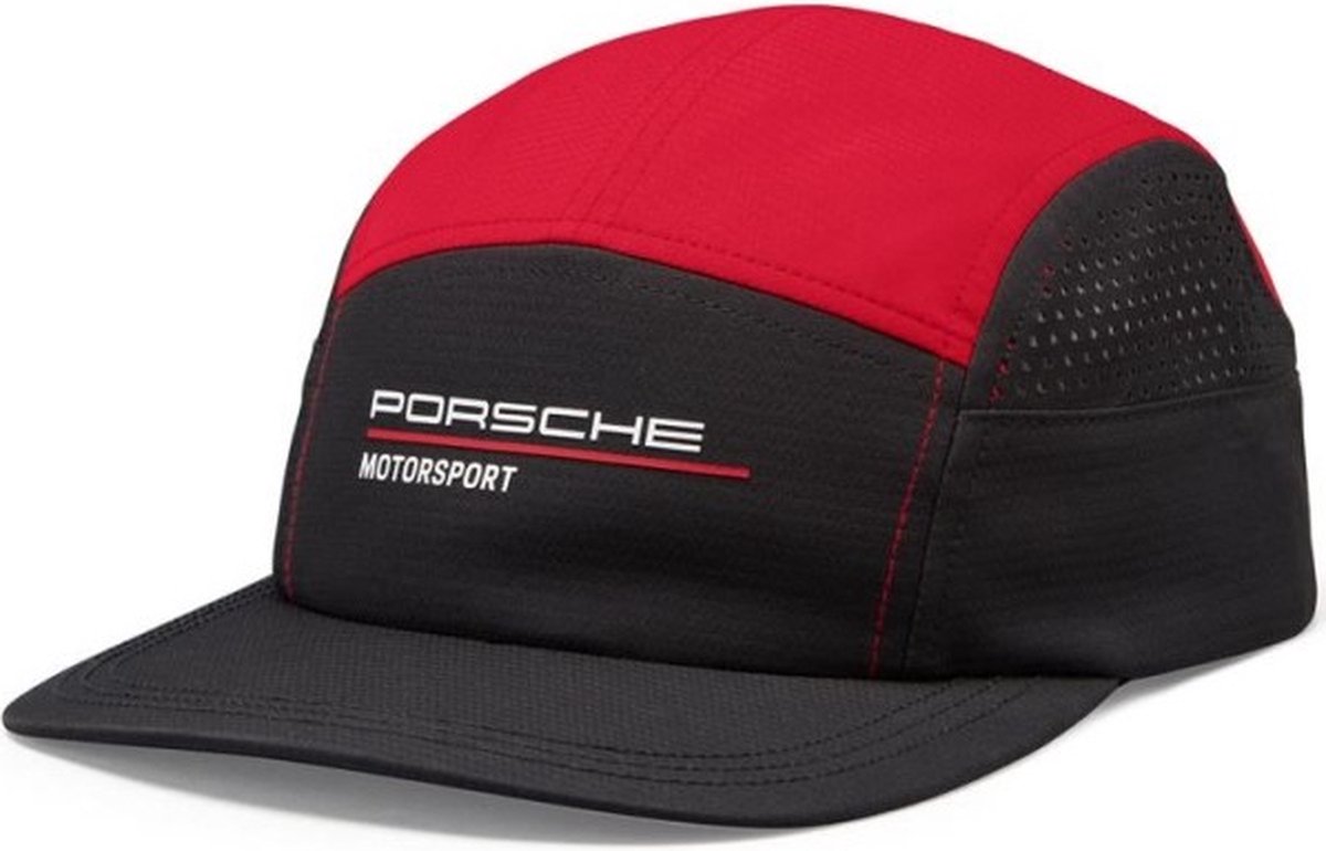 Casquette Porsche Motorsport Rouge/ Zwart - License Officielle