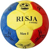 Risja handbal - Xtreme - maat 1 - blauw geel rood - kinderen - zaal en buiten