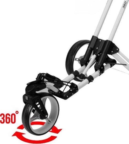 FastFold Flex 360 Golftrolley - Zilver Zwart van FastFold — afbeelding 5
