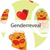 ﻿Button Genderreveal Beary Love - babyshower - button - genderreveal - geboorte - zwanger