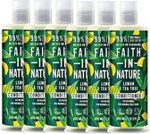 Faith in Nature - Lemon & Tea Tree Conditioner (antiroos) - 400ml - 6 Pak - Voordeelverpakking