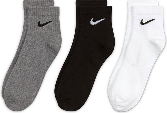 NIKE Everyday Lightweight Ankle 3 Paires Chaussettes Homme Multicolore -  Taille 46-50