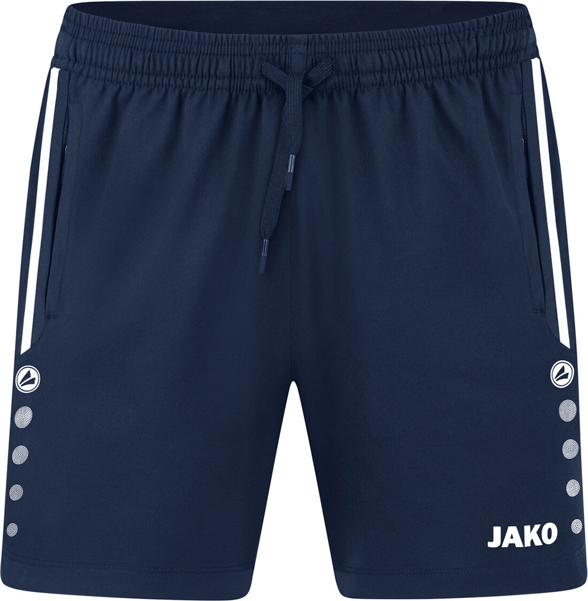 Jako Allround Short Kinderen - Marine / Fluogeel | Maat: 140