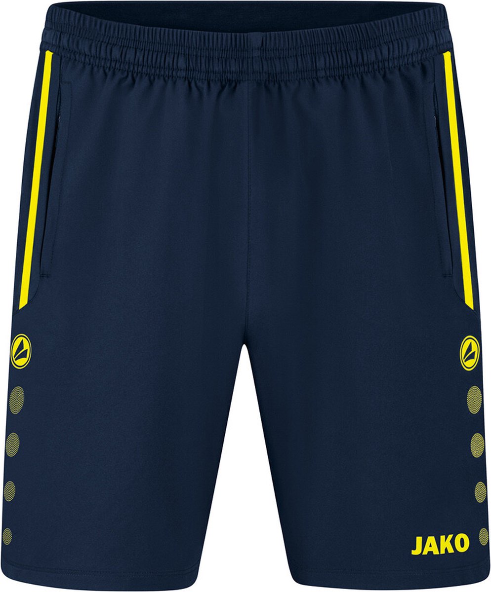 Jako - Short Allround - Kids Voetbalshort Blauw-164