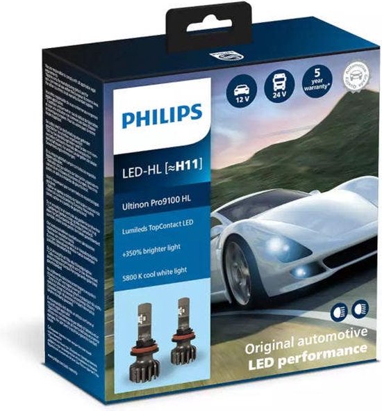 Philips Ultinon Classic LED ampoule de phare automobile (H4/H19